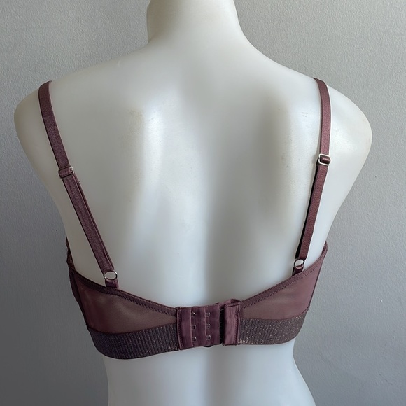 Victoria’s Secret Bra 32DDD Push Up Mauve - Picture 3 of 12